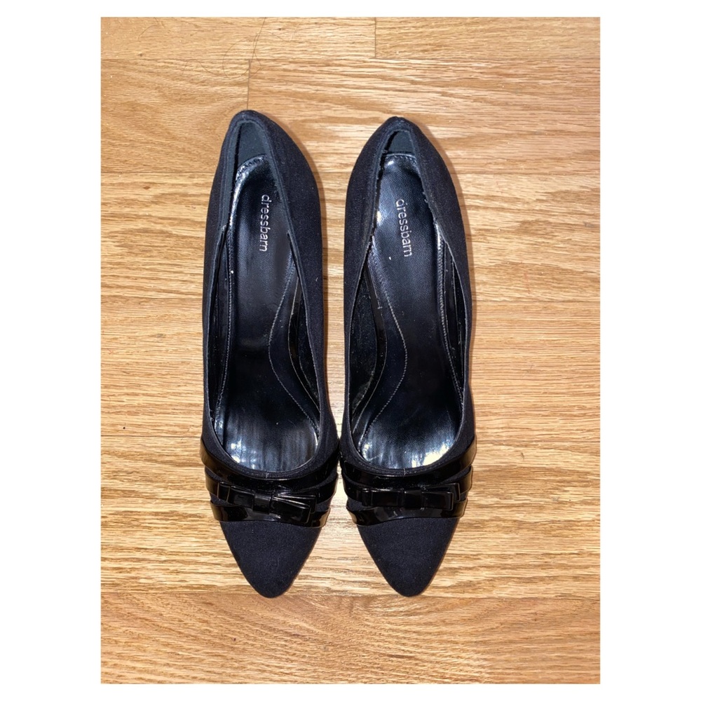 Black Heels with Bow